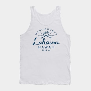 Lahaina Maui Hawaii Surfing Vintage Tank Top